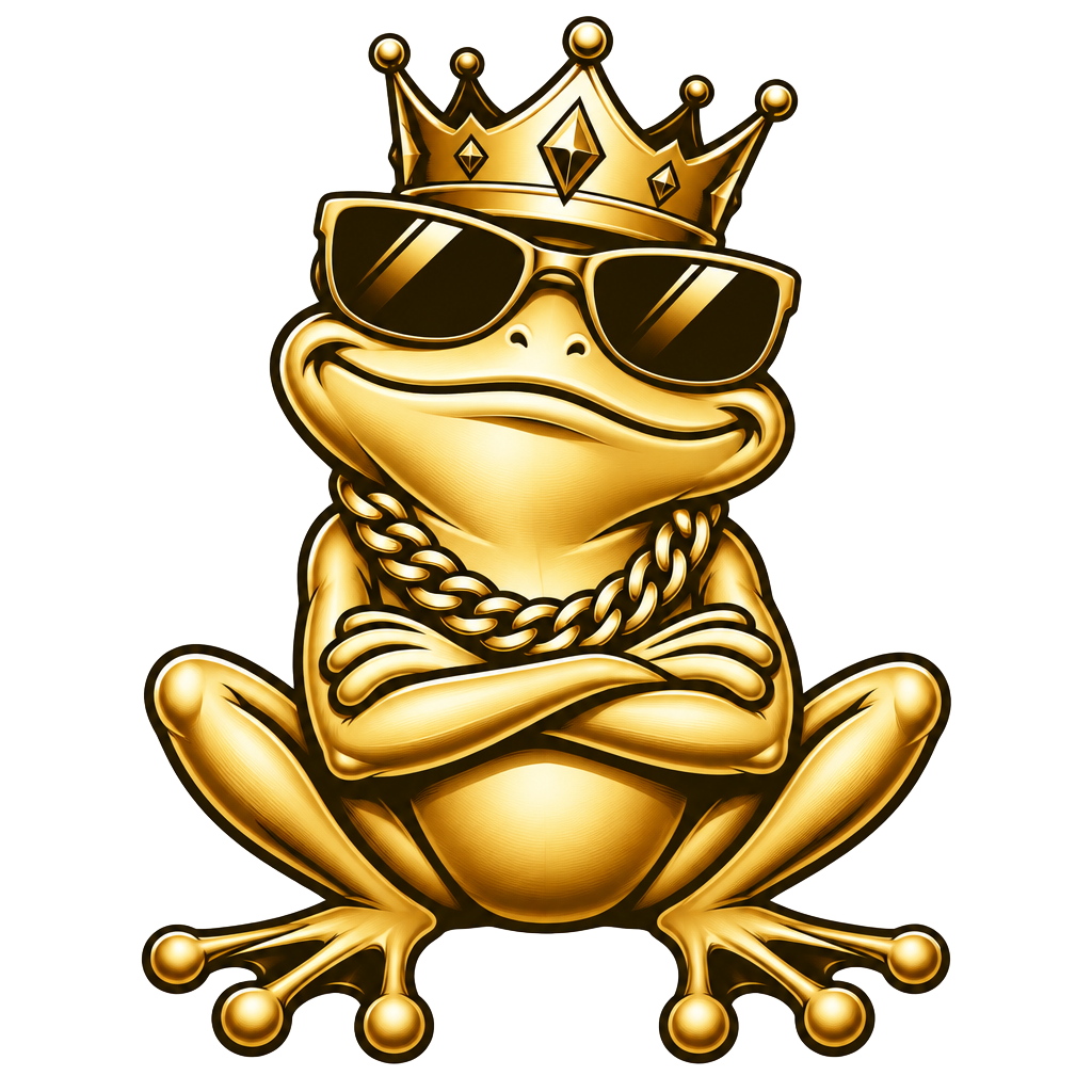 ARS crowned frog mascot